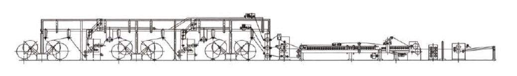 3/5/7 Ply Corrugated Cardboard Production Line